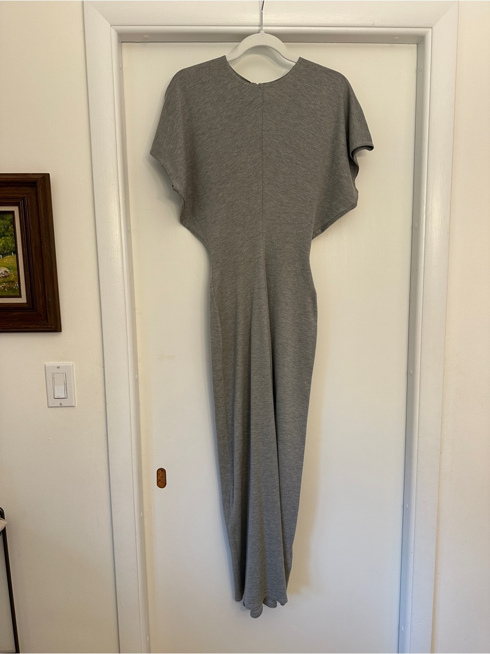 Polo by Ralph Lauren Gray Maxi Dress with Dolman Sleeves